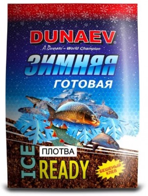 Прикормка DUNAEV ICE READY 0,5 кг Плотва