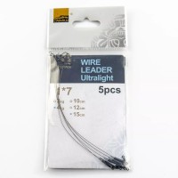 186585 Поводок CAIMAN Wire Leader Ultralait (5 шт в упак) 1*7, 15 см, 4 кг