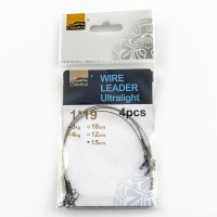 186588 Поводок CAIMAN Wire Leader Ultralait (4 шт в упак) 1*19, 15 см, 3 кг